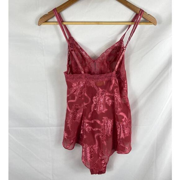 Victoria's Secret Vintage Gold Label 80's teddy romper metallic size P - Picture 3 of 3